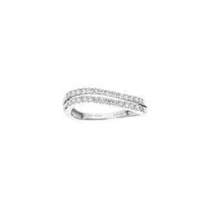 Silver 0.50 Ct. Tw. Lab-Grown Diamond Ring